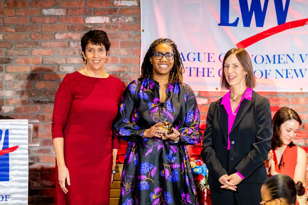 NY Liberty CEO, Keia Clarke, Honored By League of Women Voters